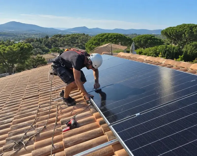 Installateur panneaux solaires Montendre — pose photovoltaïque sur toiture
