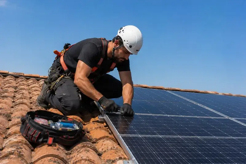 Maintenance et monitoring de panneaux solaires à Montendre